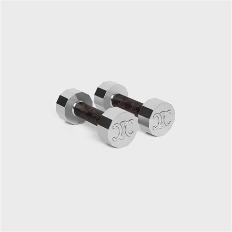 DUMBBELLS 2KG IN STEEL AND TRIOMPHE CANVAS